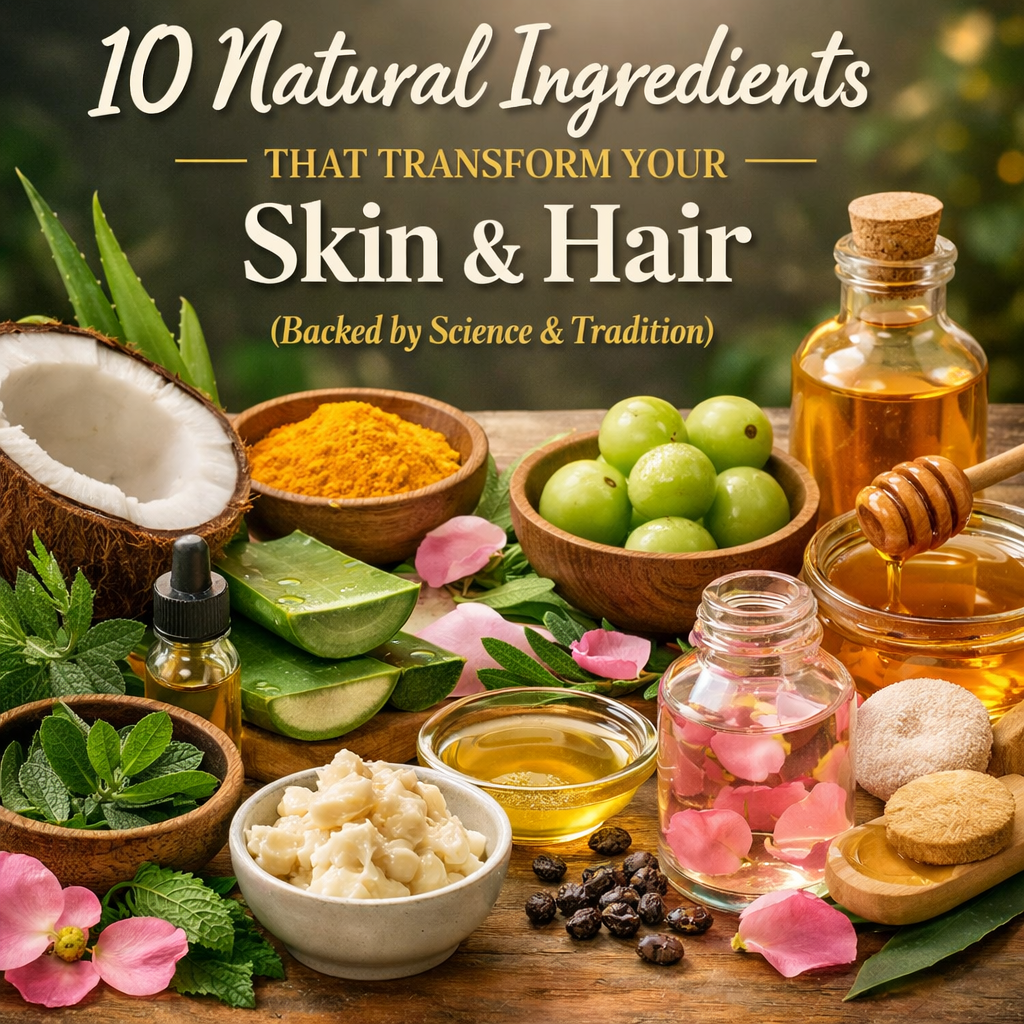 10 Natural Ingredients That Transform Your Skin & Hair (Backed by Science & Tradition)