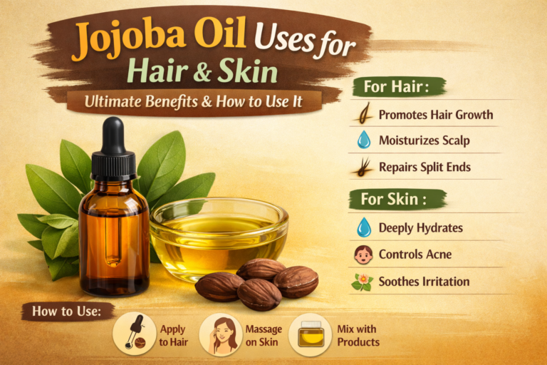 Jojoba Oil Uses for Hair & Skin Ultimate Benefits & How to Use It