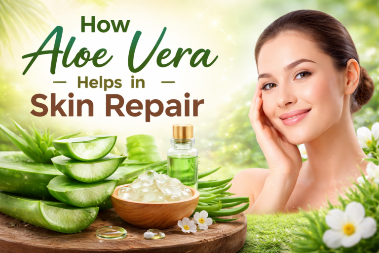 How Aloe Vera Helps in Skin Repair