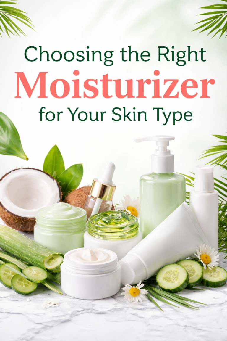 Choosing the Right Moisturizer for Your Skin Type