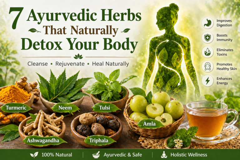 7 Ayurvedic Herbs That Naturally Detox Your Body