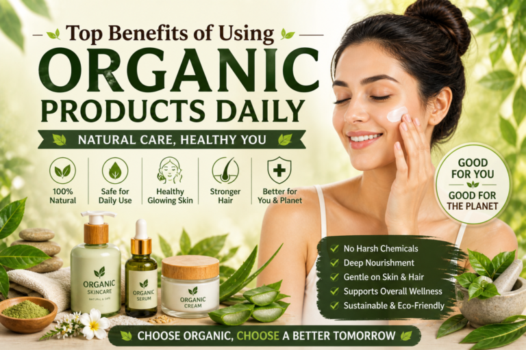 Top Benefits of Using Organic Products Daily