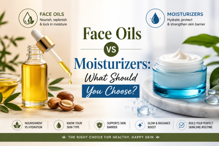 Face Oils vs Moisturizers: What Should You Choose?