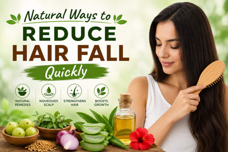 Natural Ways to Reduce Hair Fall Quickly