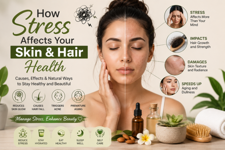 How Stress Affects Your Skin & Hair Health