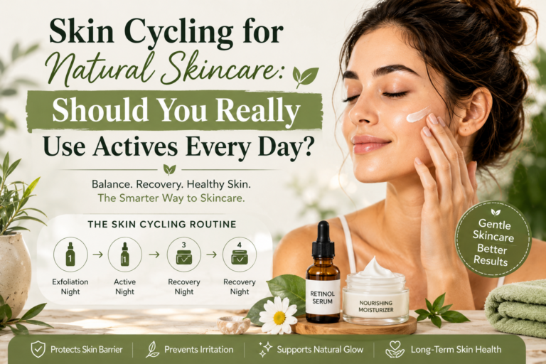 Skin Cycling for Natural Skincare: Should You Really Use Actives Every Day?