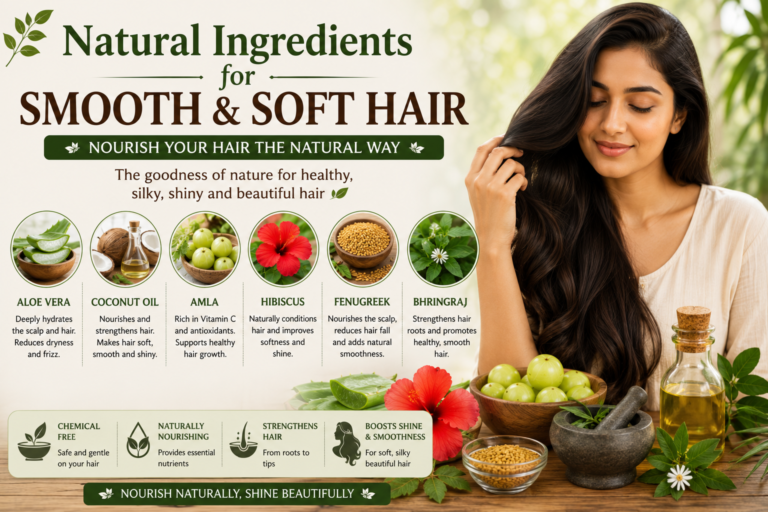 Natural Ingredients for Smooth and Soft Hair