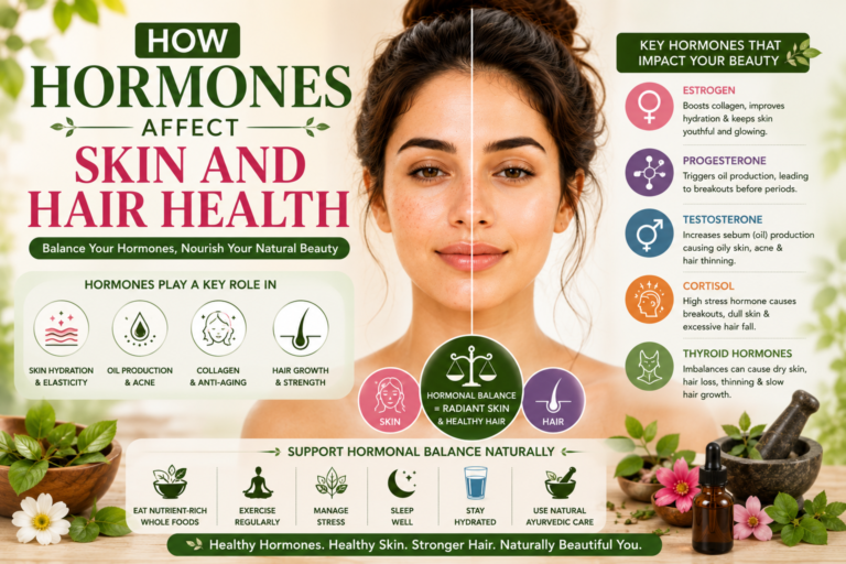 How Hormones Affect Skin and Hair Health