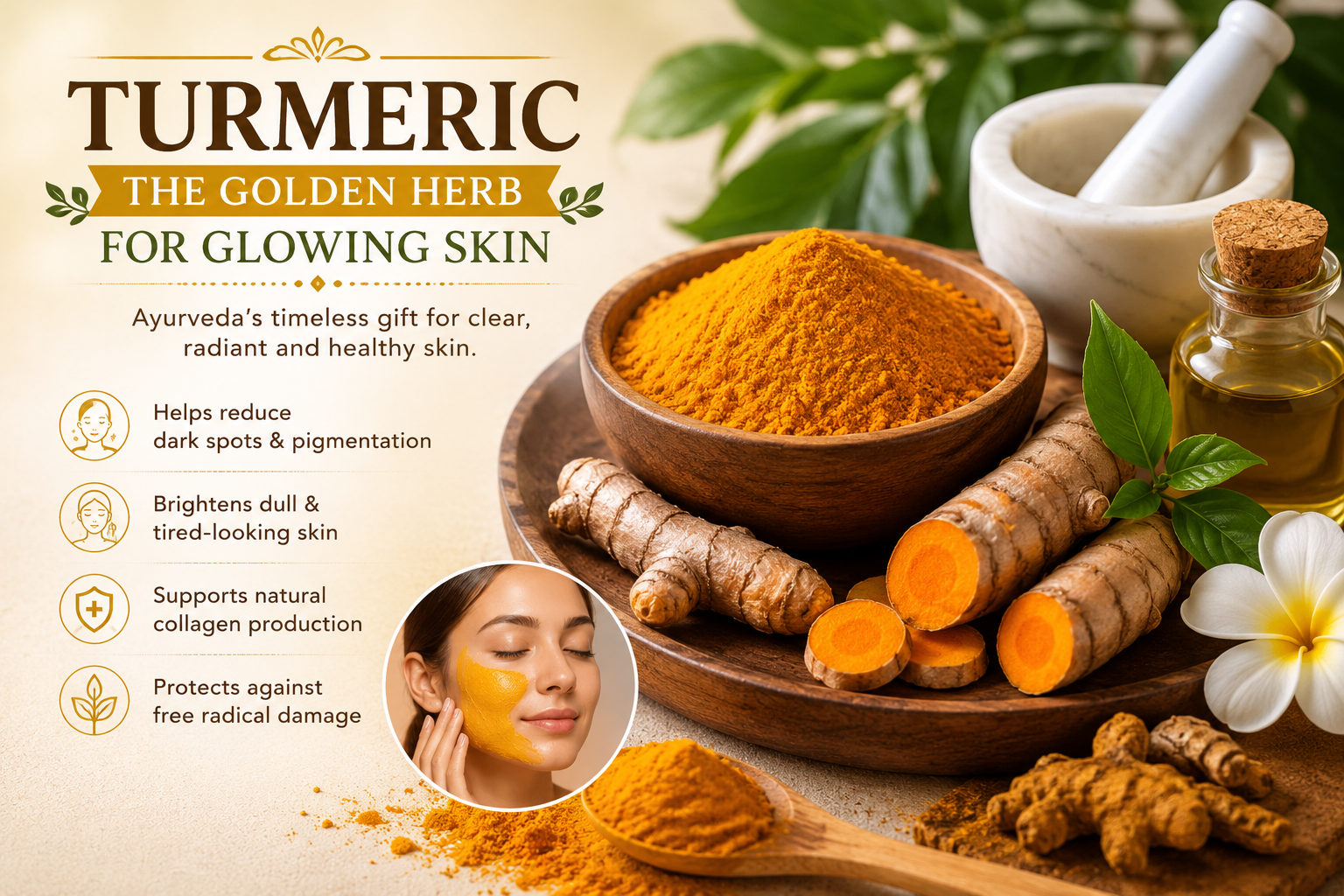 Turmeric – The Golden Herb for Glowing Skin