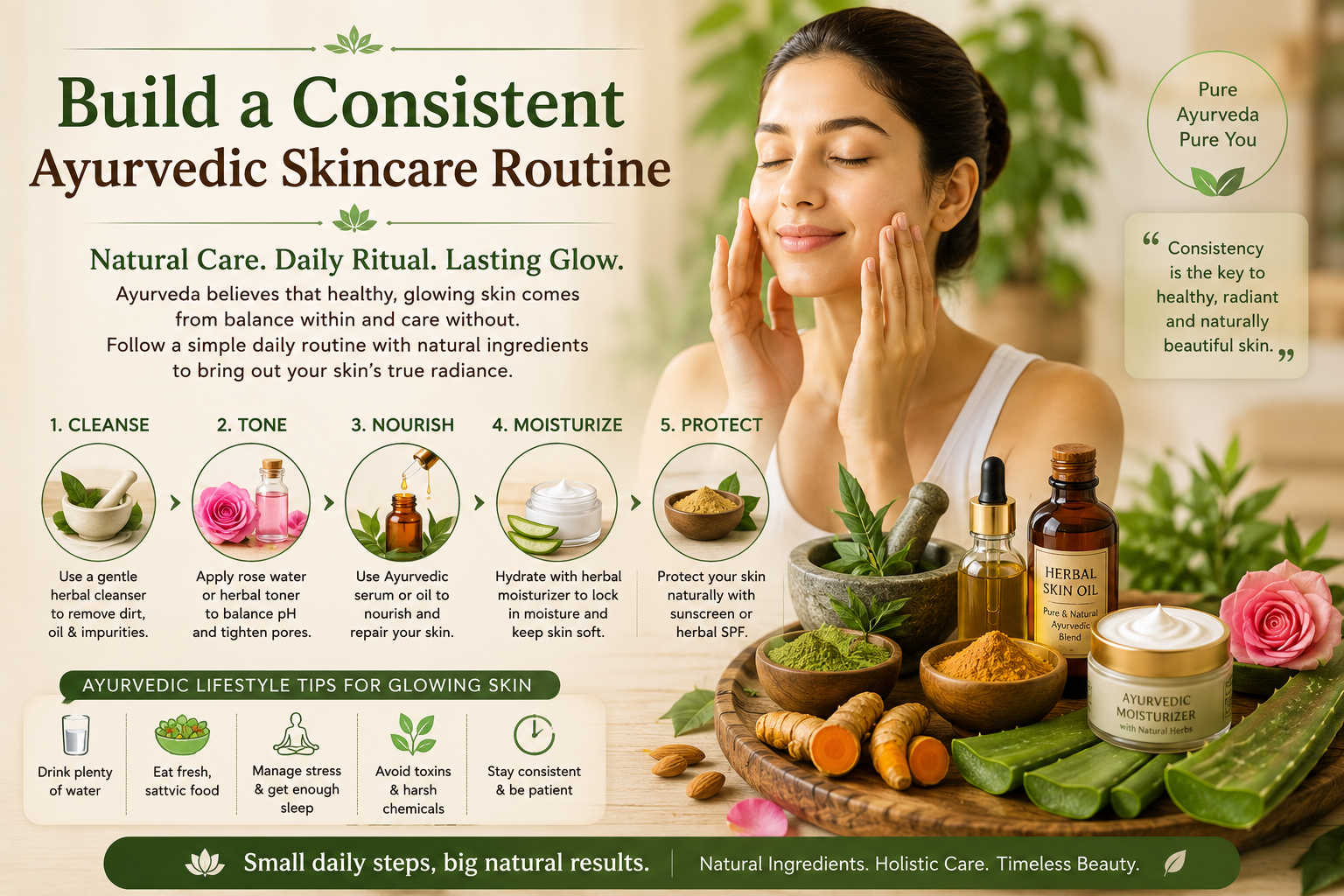Build a Consistent Ayurvedic Skincare Routine
