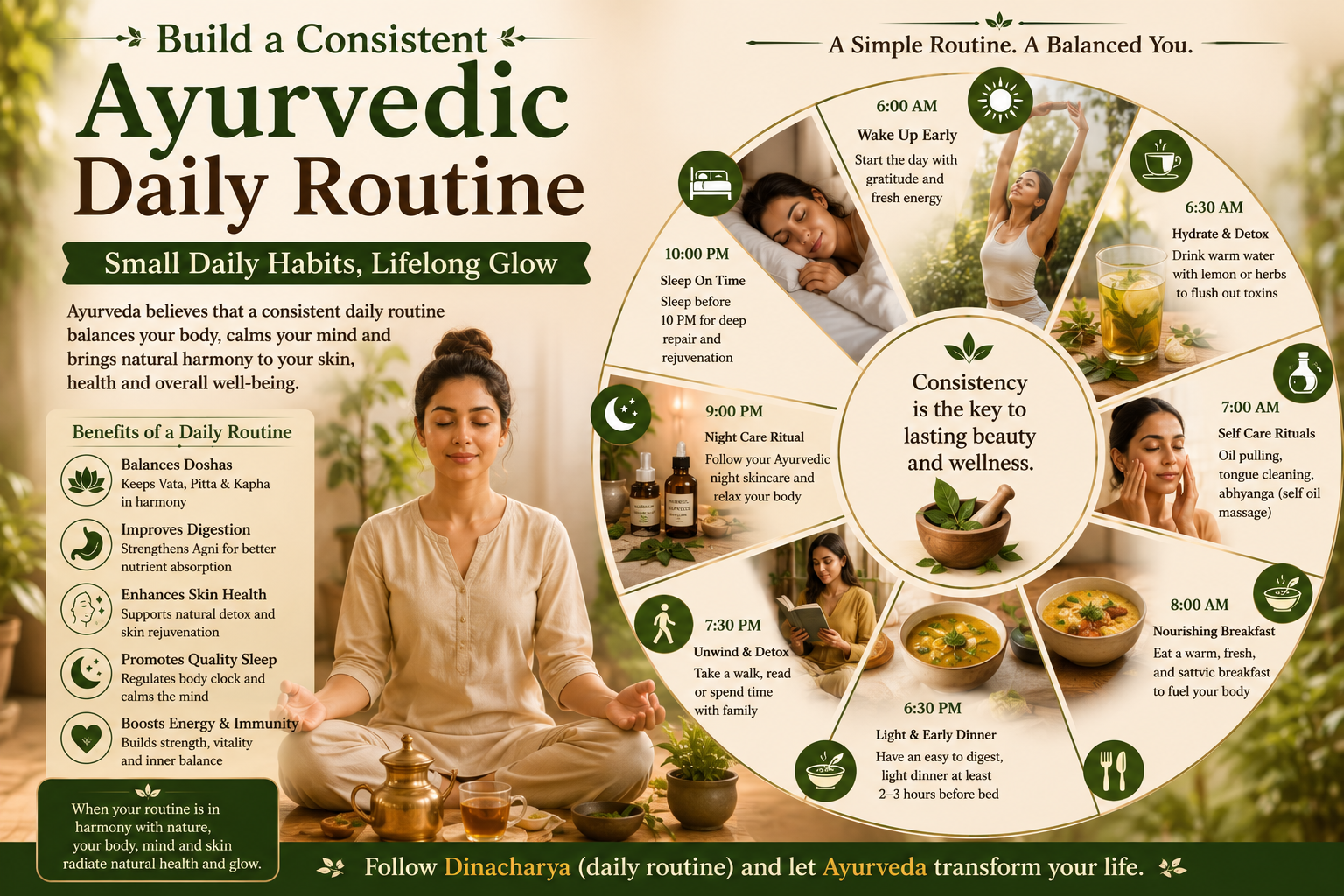 Build a Consistent Ayurvedic Daily Routine
