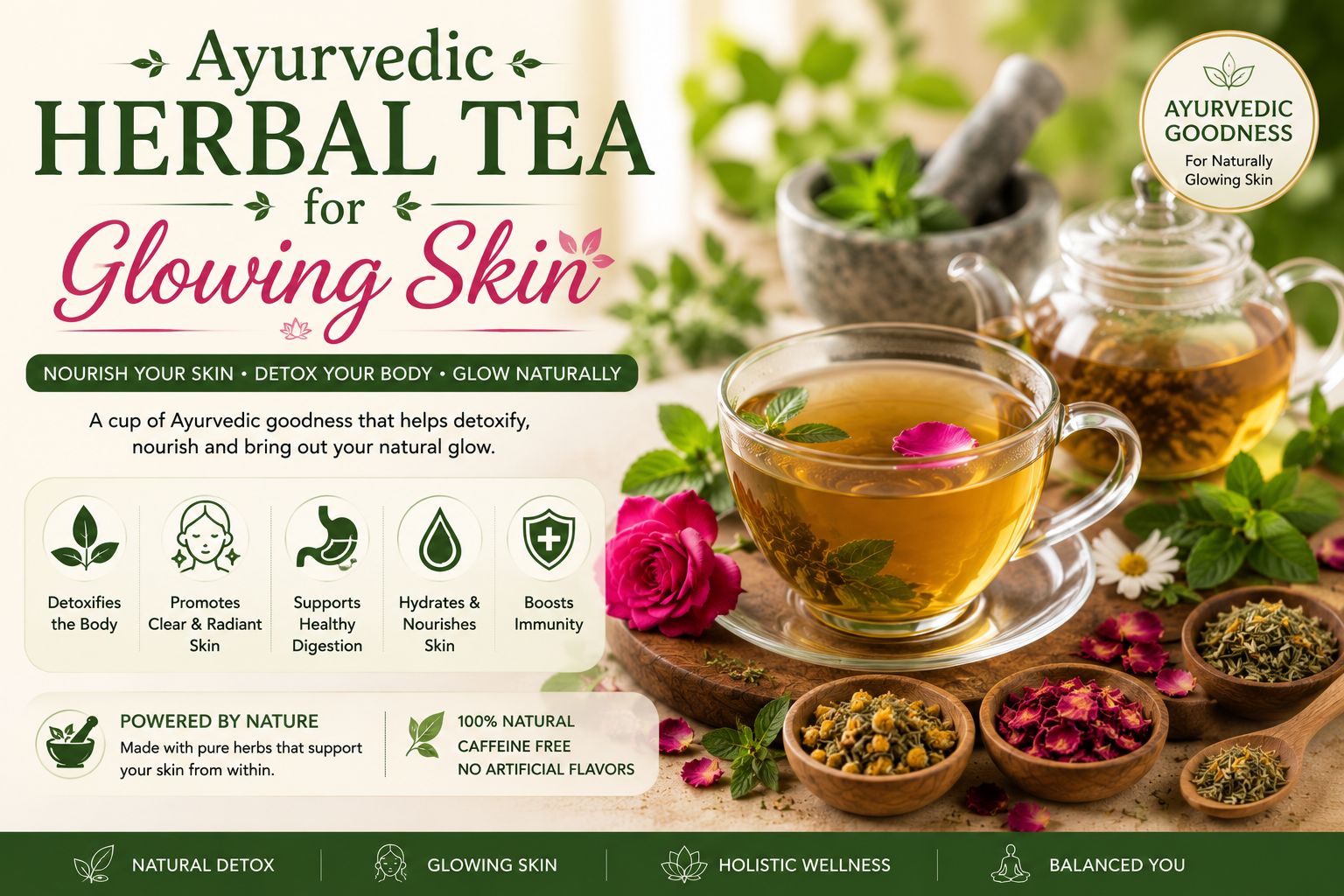 Ayurvedic Herbal Tea for Glowing Skin