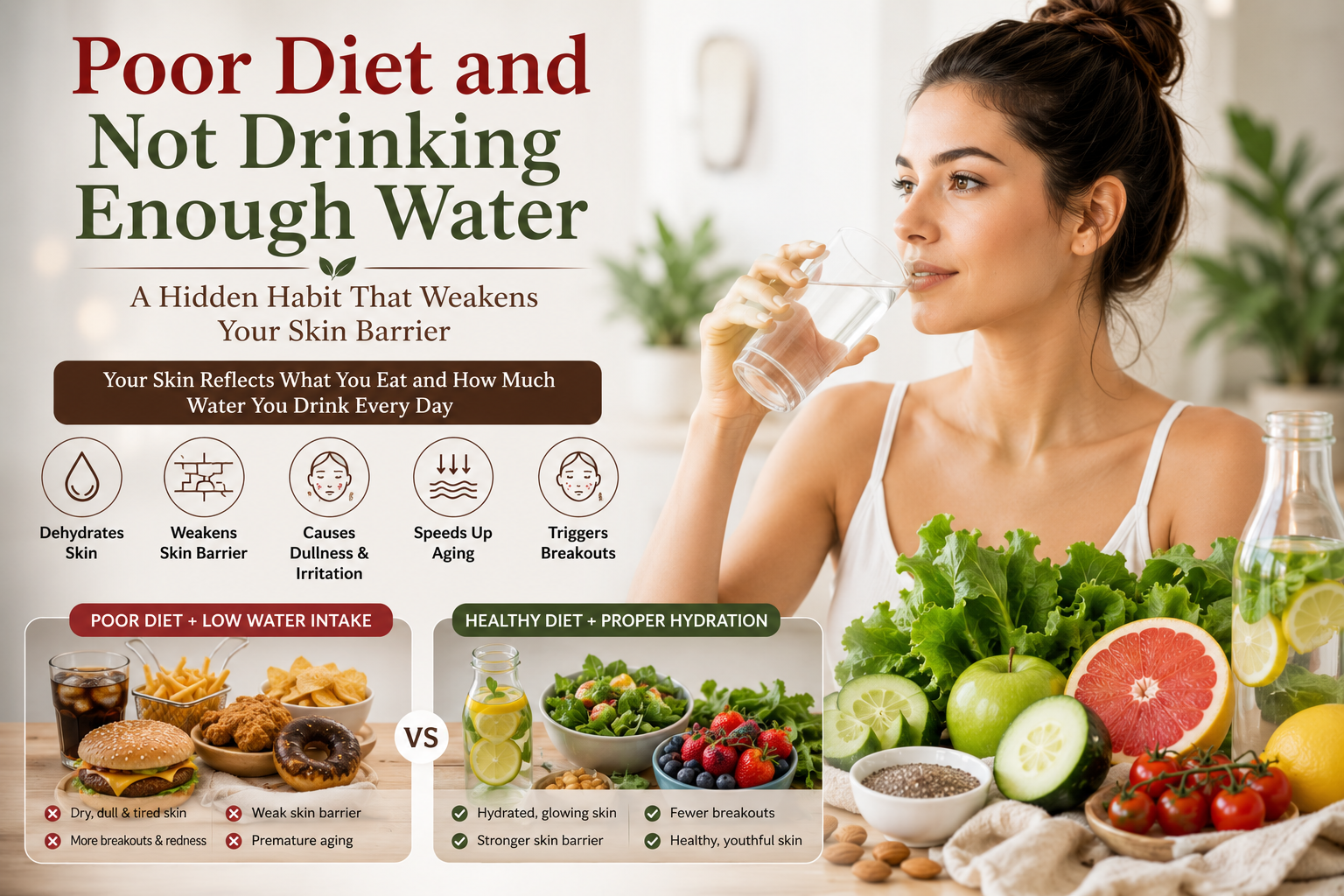 Healthy Diet for Strong Skin Barrier