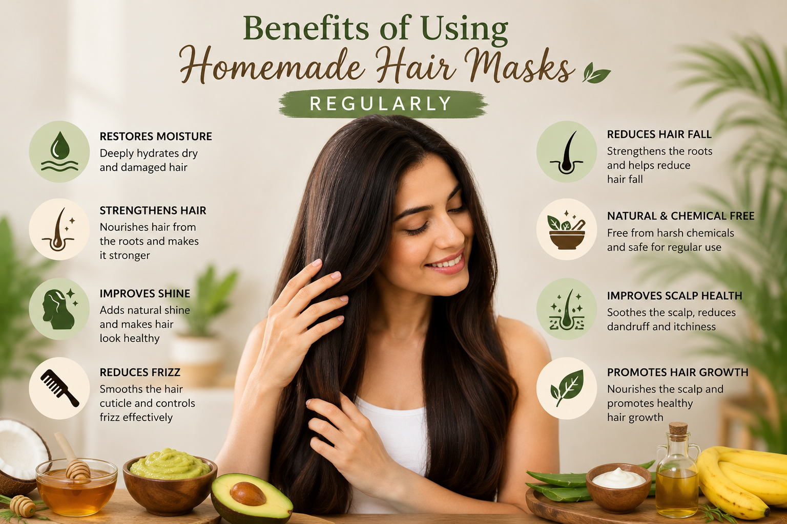 Benefits of Using Homemade Hair Masks Regularly