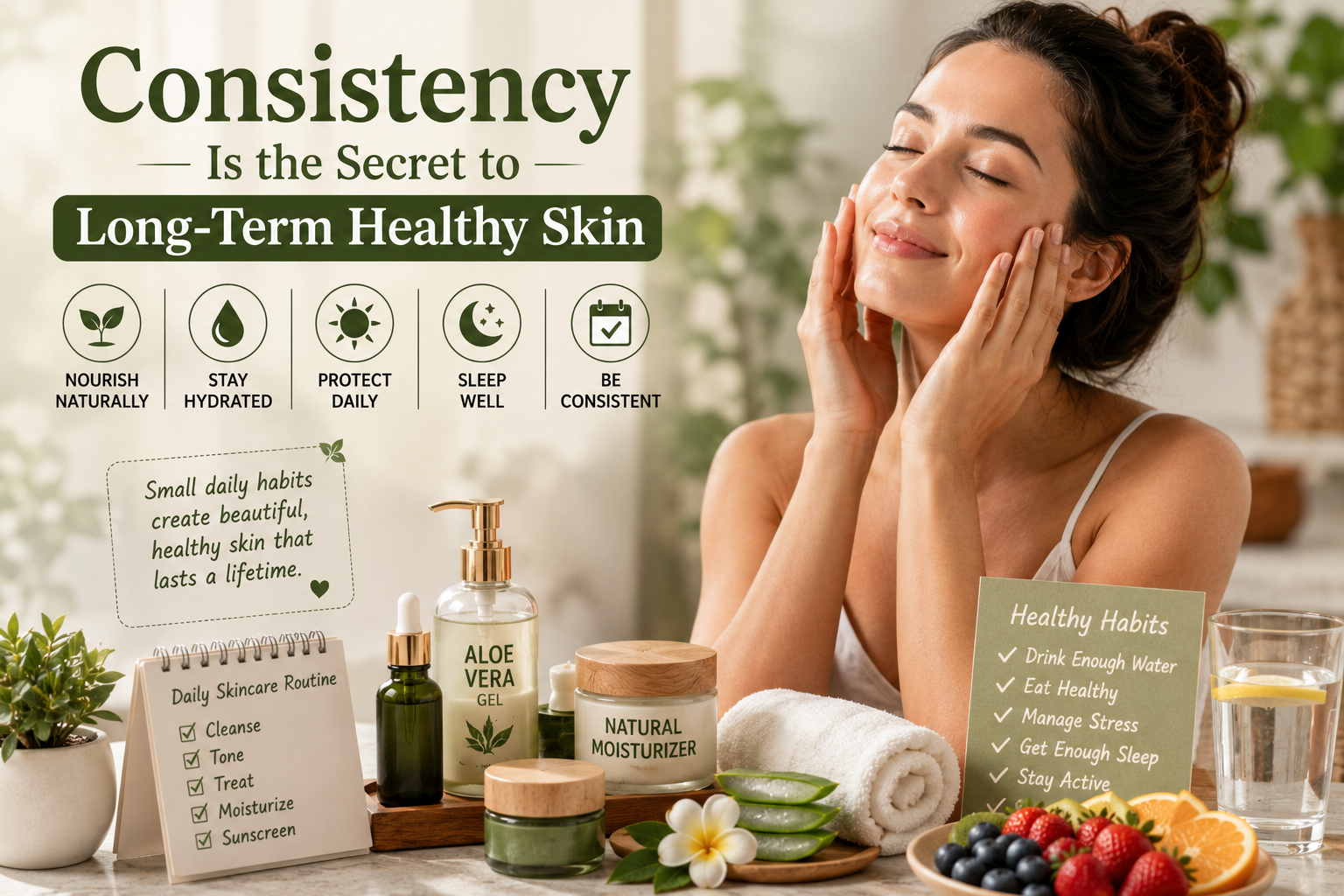 Consistency Is the Secret to Long-Term Healthy Skin