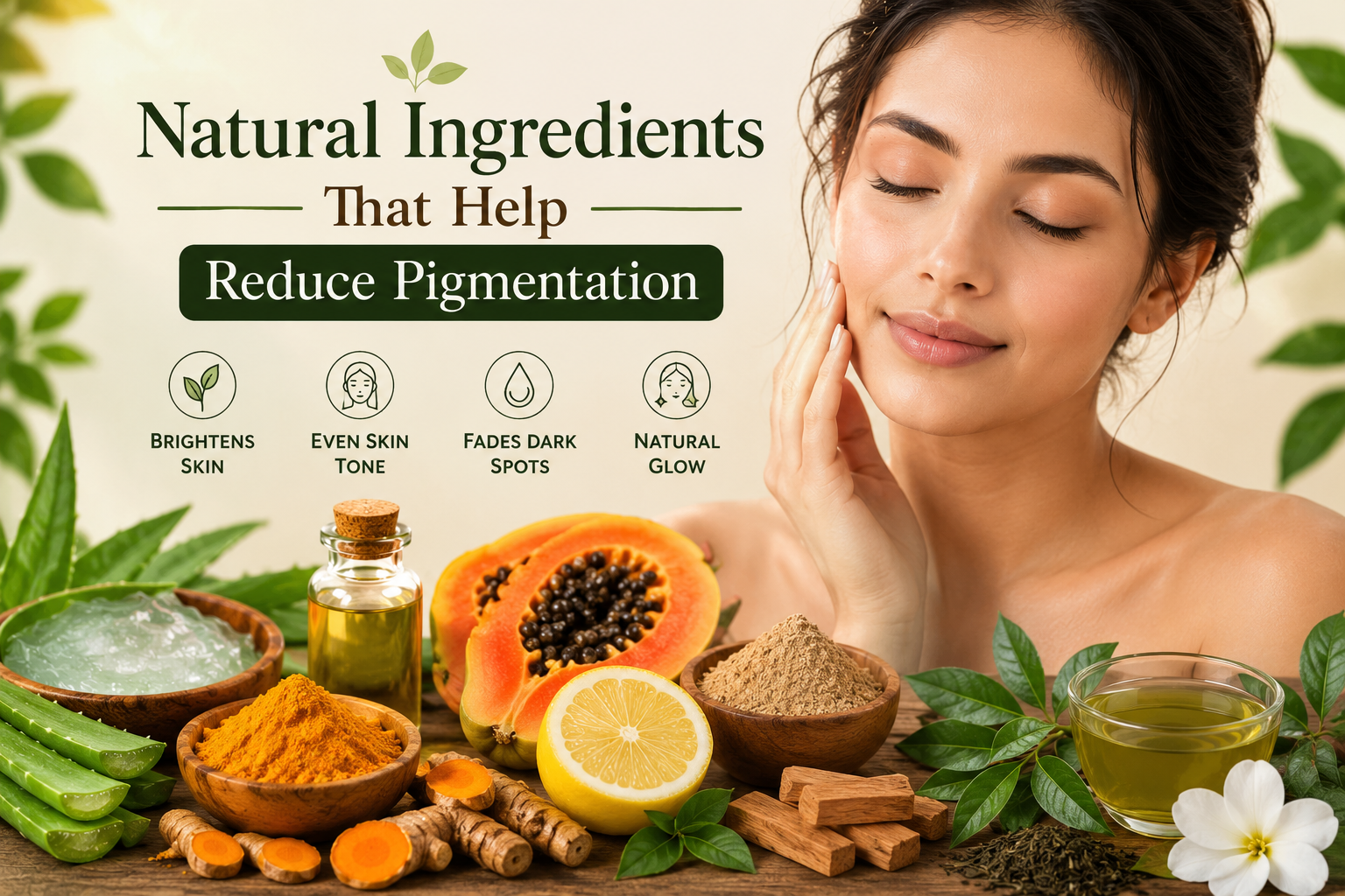 Natural Ingredients That Help Reduce Pigmentation