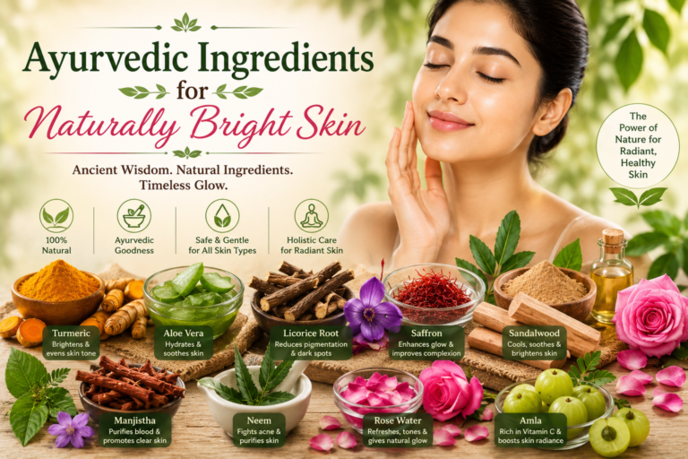 Ayurvedic Ingredients for Naturally Bright Skin