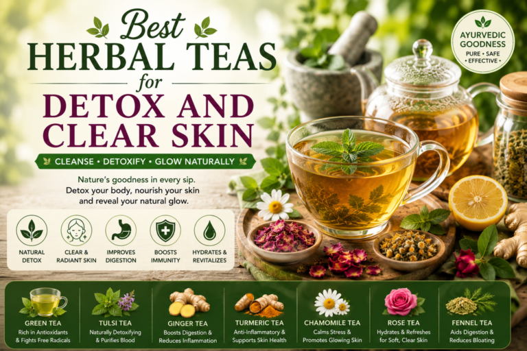 Best Herbal Teas for Detox and Clear Skin