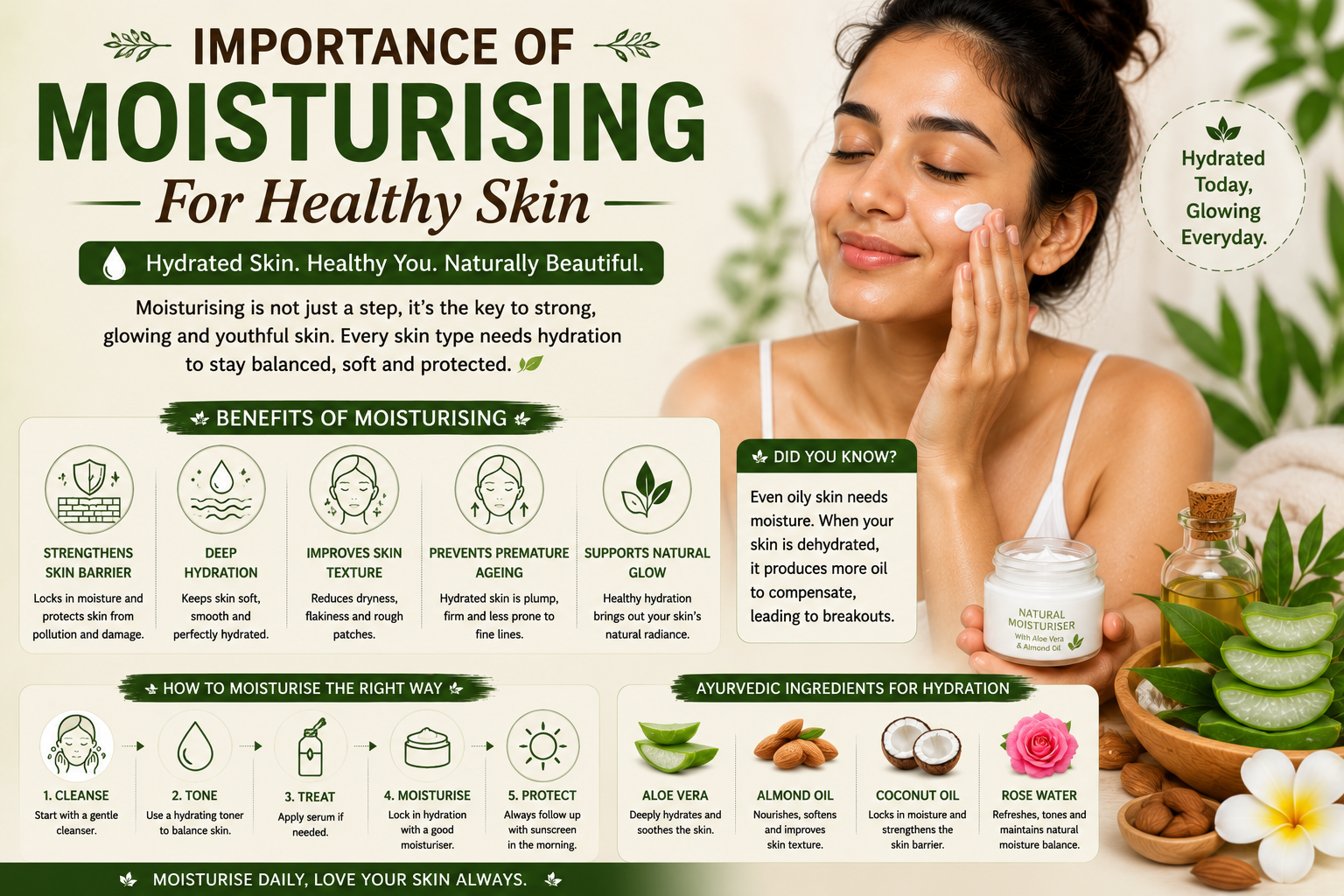 Importance of Moisturising for Healthy Skin
