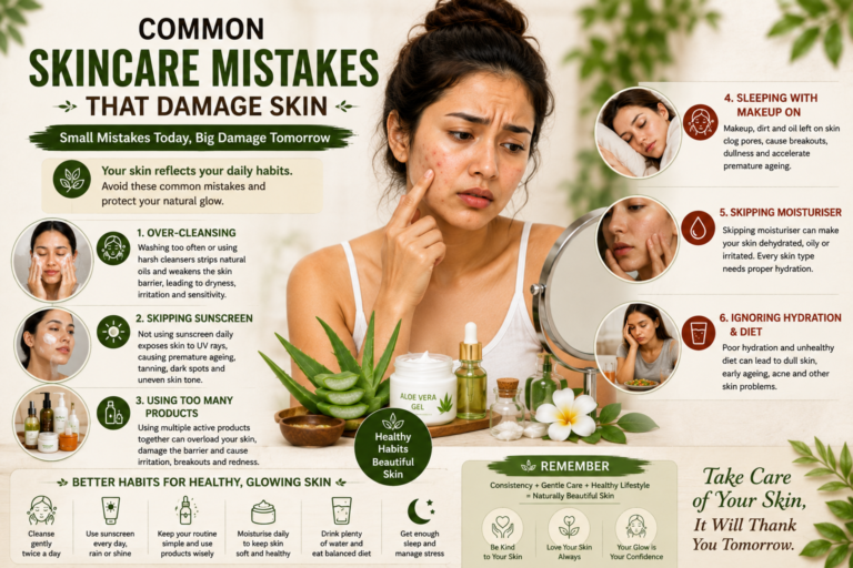 Common Skincare Mistakes That Damage Skin