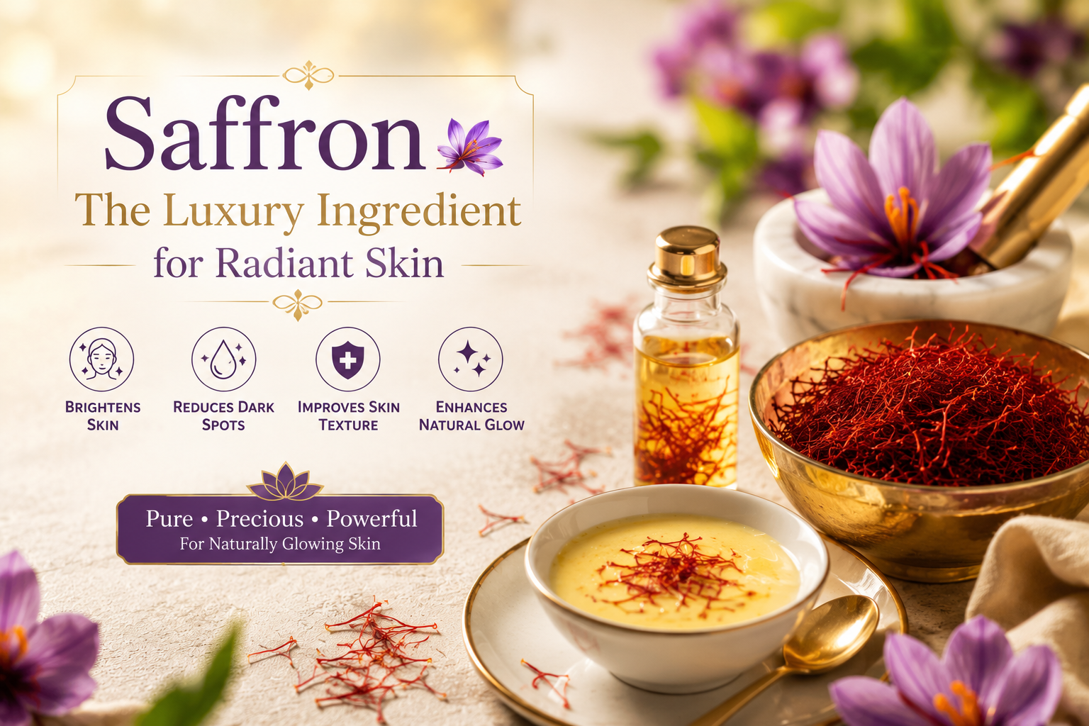 Saffron for Skin Brightening