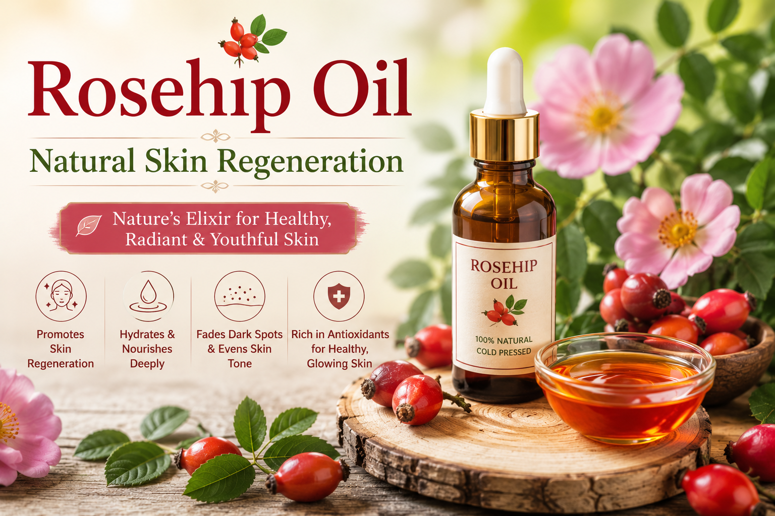 Rosehip Oil for Pigmentation