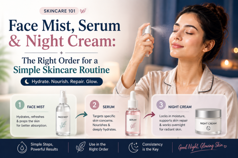 Face Mist, Serum & Night Cream: The Right Order for a Simple Skincare Routine