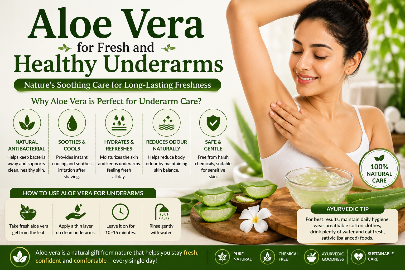 Aloe Vera for Fresh and Healthy Underarms