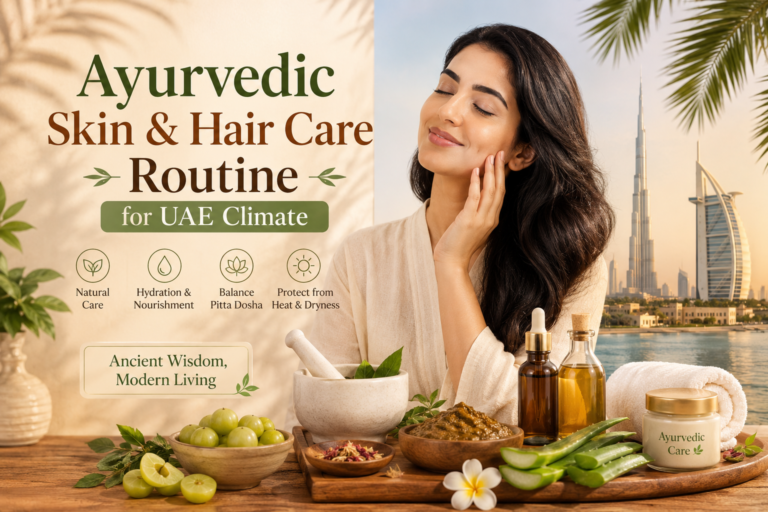 Ayurvedic Skin & Hair Care Routine for the Hot & Dry UAE Climate