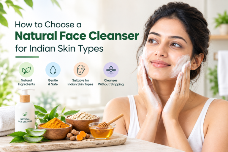 How to Choose a Natural Face Cleanser for Indian Skin Types