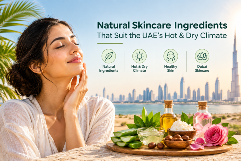 Natural Skincare Ingredients That Suit the UAE’s Hot & Dry Climate