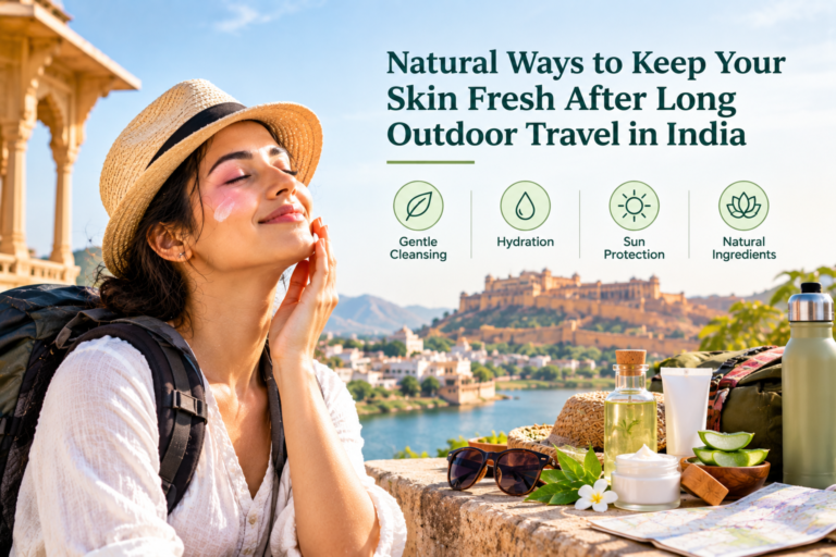 Natural Ways to Keep Your Skin Fresh After Long Outdoor Travel in India