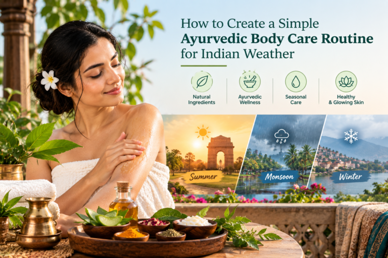 How to Create a Simple Ayurvedic Body Care Routine for Indian Weather