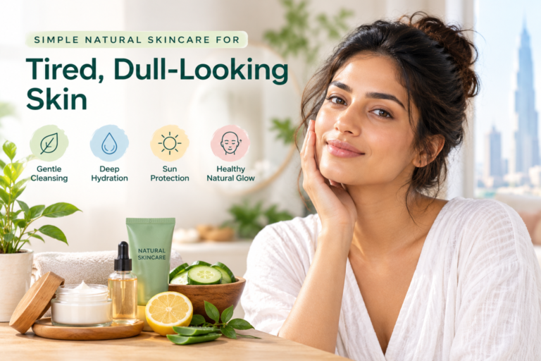 Simple Natural Skincare for Tired, Dull-Looking Skin