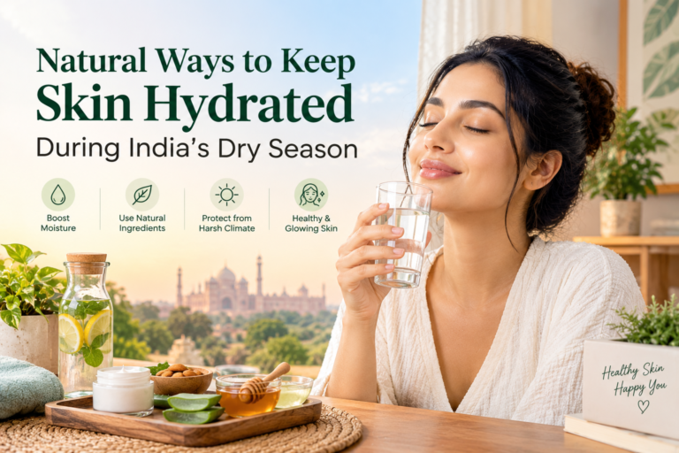 Natural Ways to Keep Skin Hydrated During India’s Dry Season